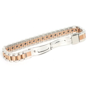 Vente chaude 12mm Largeur Aimants Ions Négatifs Hommes <span class=keywords><strong>Bracelet</strong></span> Hommes Hématite Pierre <span class=keywords><strong>Bracelet</strong></span> En Acier Inoxydable Guérison Aimant <span class=keywords><strong>Bracelet</strong></span> - Product Image 5