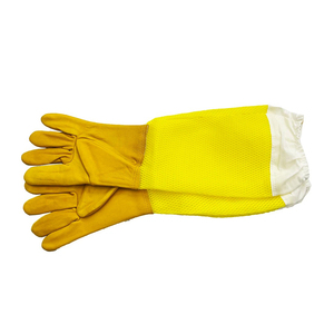 Gants d'apiculture en peau de chèvre et en caoutchouc de haute qualité de taille XL avec poignées confortables Gants de sécurité pour apiculteurs - Product Image 3