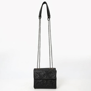 Bolso Bandolera de Verano Bohemio de Cuero Genuino Repujado para Mujer, Bolso de Hombro con Cadena y Diseño Floral Vintage, Moda OEM - Product Image 3