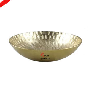 ชามโลหะสำเร็จรูปสีทองสำหรับโรงแรมและร้านอาหารขายดี - Product Image 1