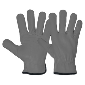 Heavy-Duty Goat Grain Leather <b>Driver</b> <b>Gloves</b> Adjustable Wristlet Anti-Slip CE Certified Soft Comfortable Safety <b>Gloves</b> - Product Image 3