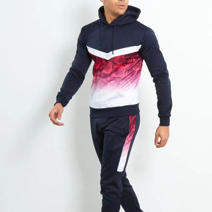 Survêtement 2 pièces unisexe à logo personnalisé Ensemble de survêtements pour femmes Jogging Sportswear avec logo pour l'hiver - Product Image 3