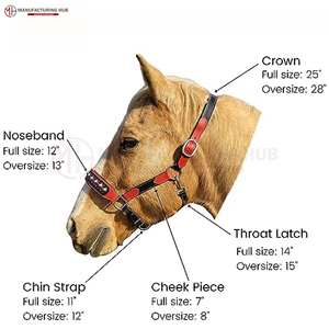 Cabestros para Caballos de Primera Calidad, Venta Caliente, Mejor Calidad, Cómodos, Nuevo Diseño, Cabestro de Equitación, Fabricante de Cabestros de Alta Gama - Product Image 5