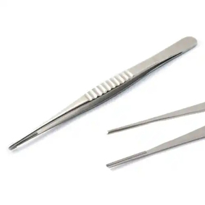 Instrumento médico DeBakey, pinzas TC de disección, pinzas de 17,5 cm, promoción de tejido quirúrgico, pinzas de tejido 1x2 dientes 18cm - Product Image 1