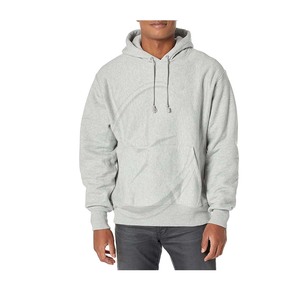 Sudadera con capucha transpirable personalizada para hombre, Jersey cómodo desgastado térmico de lana de tejido inverso para hombre - Product Image 1