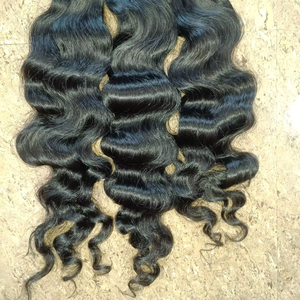 Tissage de cheveux humains de prolongements de cheveux de Remy d'Indien de Vierge de vague de corps de haute catégorie - Product Image 1