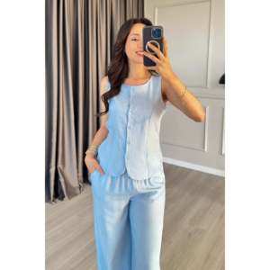 Conjunto de Dos Piezas Color Azul Bebé, Talla para Bebé, Venta al Por Mayor - Azul Bebé - Product Image 2