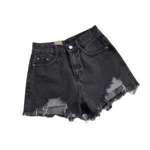 Women's Casual Skinny <b>Jeans</b> Shorts with Mid <b>Waist</b> Quick Dry Breathable - Product Image 3