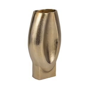 Vase de luxe en métal aluminium doré Design moderne personnalisé Décoration de table décorative pour la maison et le jardin Fabriqué en Inde - Product Image 1