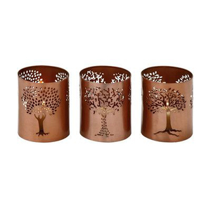 Metal Cutout Square Votive Tea Light Holder - Product Image 6