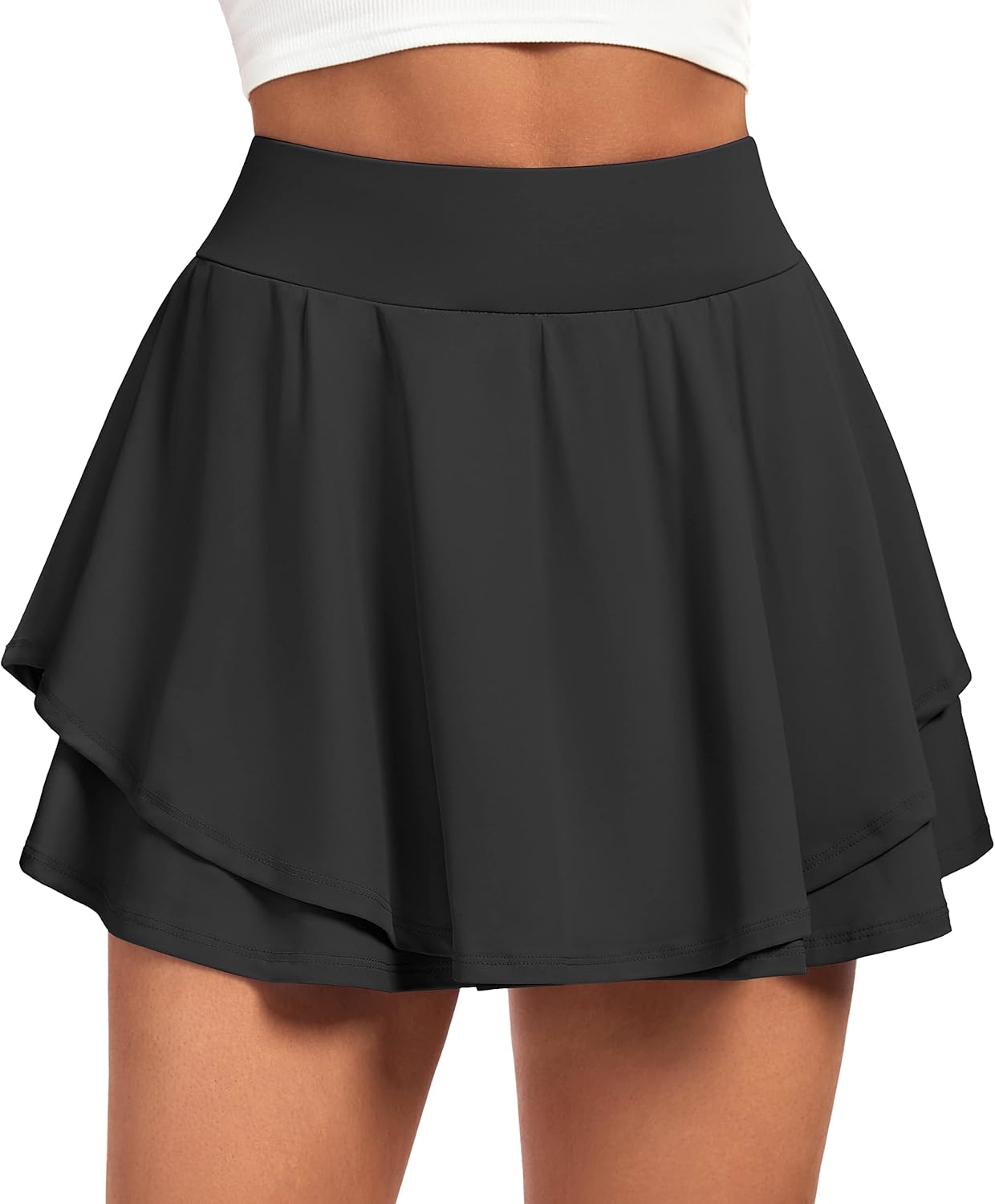 Flared Skirts for Women High Waist A-Line Maxi Style