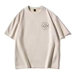 Vente en gros 100% coton de qualité supérieure personnalisé sérigraphie logo formel écologique coupe régulière t-shirts pour hommes - Product Image 6