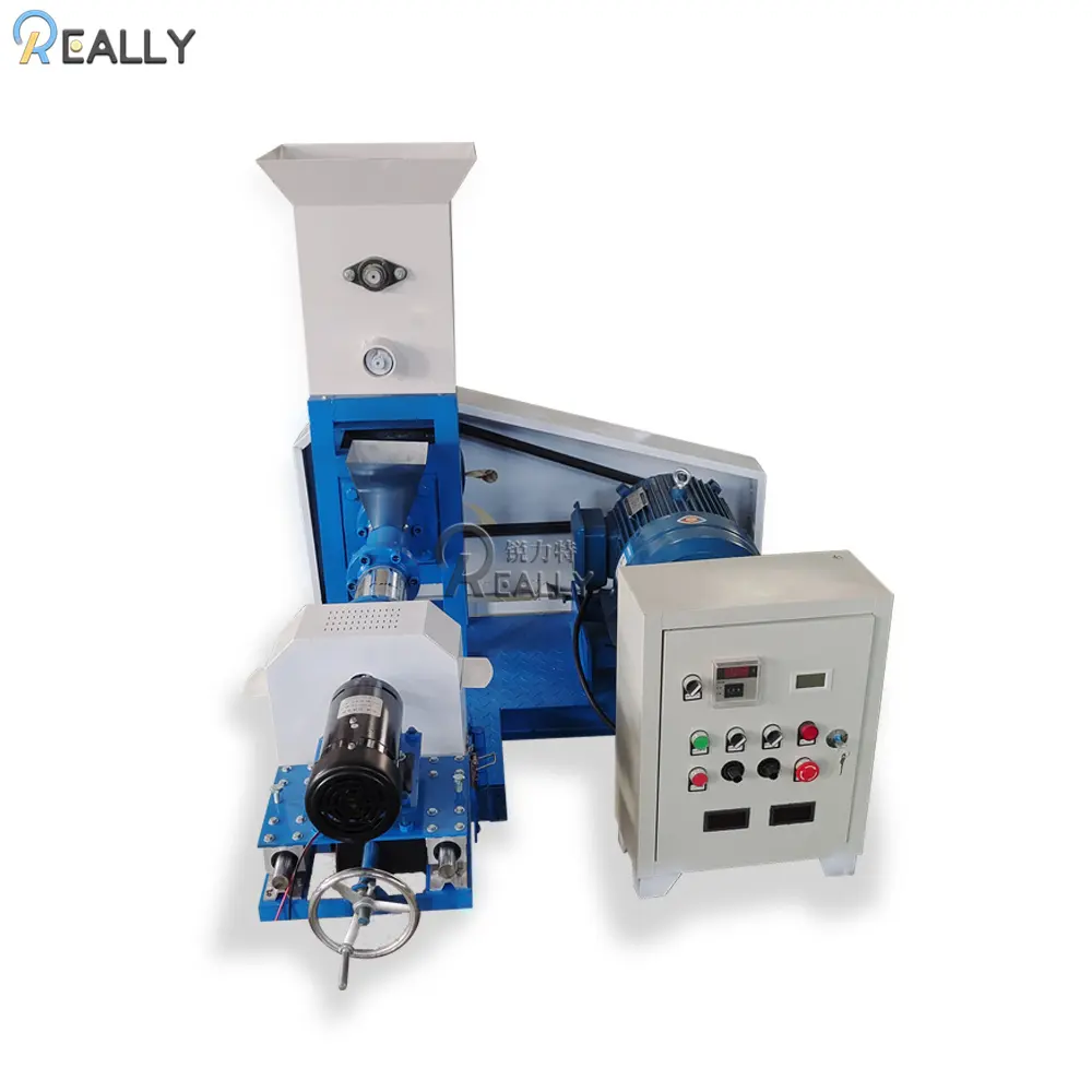 2024 Hot Sales Floating Fish Feed Mill Extruder Machine Fish Feed Pellet Machine For Small Animals