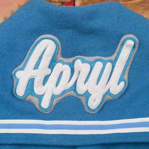 Chaquetas para hombre, chaqueta para hombre, chaqueta Vintage Varsity Baseball Letterman, estilo universitario Retro, mezcla de lana, Azul, Gris, manga, prendas de vestir exteriores - Product Image 4