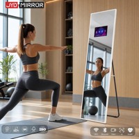 Miroir LED pleine longueur Bluetooth avec système d'exploitation Android, éclairage de fond, IA, personnalisable, pour la vente en gros, de grande taille, pour fournisseurs