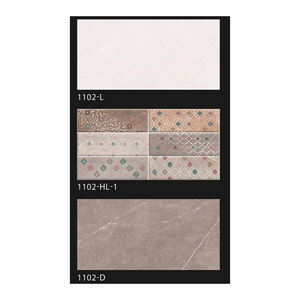 กระเบื้องผนังพอร์ซเลนเคลือบดิจิตอลขนาด300X600มม. เนื้อแข็งขัดเงาเพื่อการออกแบบตกแต่งภายในที่ทันสมัย - Product Image 2