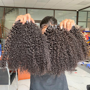 Cheveux bouclés birmans, cheveux naturels ondulés, Hairvietnam, meilleure qualité, vague profonde lâche, super vague, naturellement lisses, blond - Product Image 2