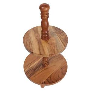 Moderno Soporte Redondo de Madera para Tartas para el Hogar y Hoteles, Personalizable para Fiestas de Cumpleaños, Entrega Rápida, Nuevo - Product Image 1