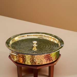 Récipient de cuisson Lagan en laiton traditionnel naturellement antiadhésif et sans produits chimiques pour une cuisine saine - Product Image 3