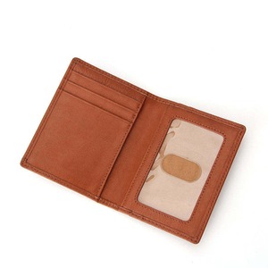 กระเป๋าสตางค์หนังแท้สำหรับผู้ชายกระเป๋าใส่บัตรเครดิตบางเฉียบมีโลโก้ออกแบบได้ตามต้องการสินค้ามาใหม่ - Product Image 5