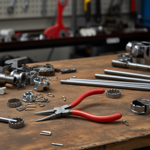 Alicates de punta recta USAG para anillos de retención internos, herramienta de alta calidad - Product Image 3