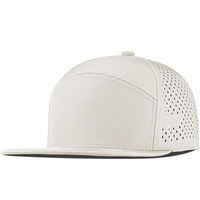 Casquette 5 panneaux personnalisée avec logo, fabriquée au Pakistan, style urbain classique, respirante, imperméable, ajustable, 100 % polyester