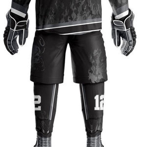 ชุดกีฬาทีมที่ดีที่สุด ชุดฮอกกี้น้ำแข็ง 100% โพลีเอสเตอร์ สำหรับฝึกซ้อม ขายส่ง ชุดฮอกกี้น้ำแข็งคุณภาพสูง เนื้อผ้านุ่ม สำหรับผู้ชาย - Product Image 5