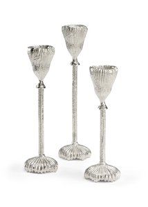 Silver Metal <b>Candle</b> <b>Holder</b> for Sale Aluminum Casting Luxury Design Handmade T Light <b>Candle</b> <b>Holder</b> Pillar for Bedroom Decoration - Product Image 4