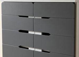 Moderno y Elegante Mueble Zapatero de 2 Puertas para Sala de Estar, Roble Blanco Gris Oscuro, 4 Niveles, 12 Pares de Zapatos para Adultos, Desarmable/Para Armar Uno Mismo - Product Image 4