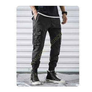 Pantalones Cargo Tácticos Casuales con Diseño Ripstop, Cintura Media, Cierre de Cremallera, Tela Oxford para Operaciones de Campo y Almacenamiento de Equipo - Product Image 1