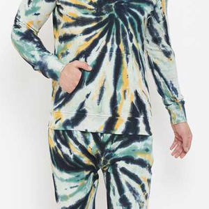 Chándal con Capucha Tie Dye Personalizado para Hombre, Ropa Casual Estampada y Cosida, Antiarrugas, Transpirable y Cómoda - Product Image 3