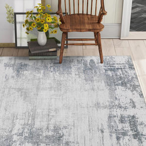 Meilleure tendance nouvelle Collection Polyester Chenille moderne Style persan motif carré tapis faits à la Machine support cuisine salles à manger - Product Image 2