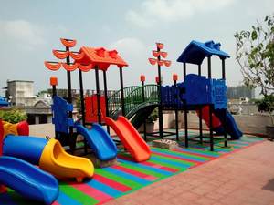 Ensemble de jeux d'extérieur pour enfants avec toboggan en plastique multi-unités 2025 pour la cour et l'extérieur Fabriqué en Inde - Product Image 3