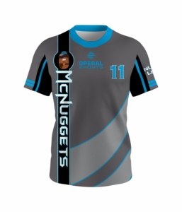 Camiseta de Béisbol al Por Mayor OPERAL SPORTS, con Logotipo Personalizado Impreso por Transferencia de Calor, Cuello Redondo, Poliéster, Transpirable, Manga Corta, Unisex - Product Image 5