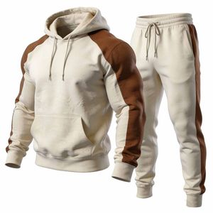 Chándal Deportivo con Capucha para Hombre, Diseño 2 en 1, 100% Algodón, Transpirable, Informal, a la Moda, Talla Adulto, Personalizable, en Oferta - Product Image 1