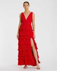 Nuevo estilo caliente Vestido de mujer Deep V Arrugas Butt Covering Spring Vestido sin mangas para las fiestas nocturnas y los cócteles - Product Image 4