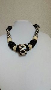 RYSTIC, recién llegado, collar de cuerno de buey de Búfalo, joyería de hueso de estilo Animal pulido, cuentas de diseño Natural, boda para mujeres y niñas - Product Image 2