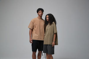 เสื้อยืดวินเทจโอเวอร์ไซส์สำหรับผู้ชายเสื้อยืดโอเวอร์ไซส์ผ้าคอตตอน100% โอเวอร์ไซส์ออกแบบได้ตามต้องการจัดส่งแบบ DP - Product Image 3