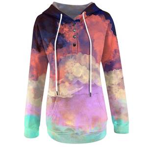 Conjunto de sudaderas con capucha de alta calidad para mujer, sudaderas con capucha bordadas personalizadas para mujer, Sudadera con capucha de talla estadounidense para mujer - Product Image 6