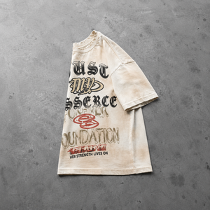 Fabricant de t-shirts Hongguan, streetwear, t-shirts personnalisés imprimés DTG, blancs, 240 g/m², coupe courte et ample, t-shirts graphiques pour hommes - Product Image 2