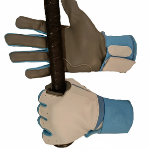 Nouveauté Gants de baseball en cuir professionnels légers à faible MOQ unisexe avec fermeture à boucle et crochet réglable Logo de couleur personnalisé - Product Image 6