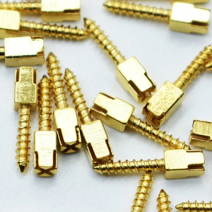 Vis à tête dorée pour dentisterie, vis à tête pour clé, fournitures dentaires, matériaux dentaires, 50 pièces dans un sac - Product Image 2