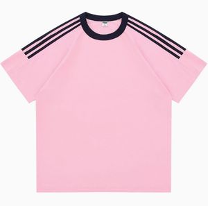 Camiseta holgada de algodón en blanco de alta calidad con hombros caídos, Camiseta con estampado de logotipo personalizado, ropa de calle, camiseta para hombre - Product Image 6