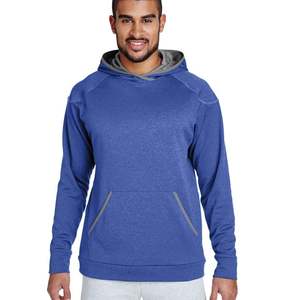 Sudadera con capucha doble personalizada para hombre Sudadera con capucha desgastada de retazos con apliques bordados Boxy Fit Sudadera con capucha personalizable - Product Image 5