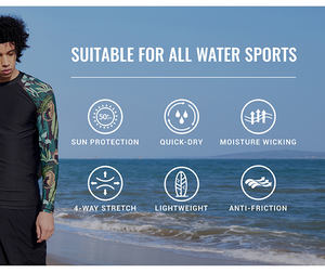 Venta directa de fábrica por encargo de peso ligero sólido blanco gris Color Rash Guard Venta caliente MMA Rush Guard Sportswear Rash Guards - Product Image 6