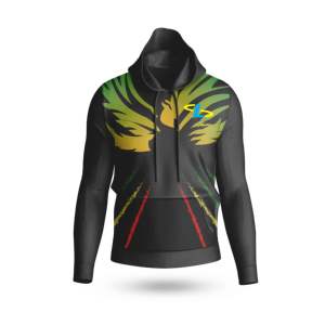 ชุดวอร์มปักลายสำหรับผู้ชายชุดวอร์มกางเกงขาบานแบบมีซิปชุดวอร์มซักได้ทั้งชายและหญิง - Product Image 4