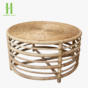 Mesa Nido Moderna y Elegante de Estilo Real, Fabricada en Ratán, Color Marrón, Accesorios para Muebles de Sala de Estar a Bajo Precio - Product Image 6