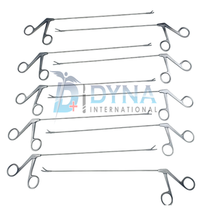 Ensemble de forceps de chirurgie laryngée micro ORL de 10 pièces, biopsie de pince à ciseaux - Product Image 2