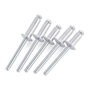 Rivets aveugles en aluminium DIN7337 à extrémité ouverte et dôme fraisé, 3mm, 3.2mm, 4mm, 4.8mm, 5mm, 6mm, 6.4mm - Product Image 1