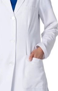 BATA DE LABORATORIO DE ALGODÓN Y POLIÉSTER UNISEX Uniforme Médico de Clínica Cómodo y Transpirable Ropa de Trabajo SERVICIO OEM - Product Image 4